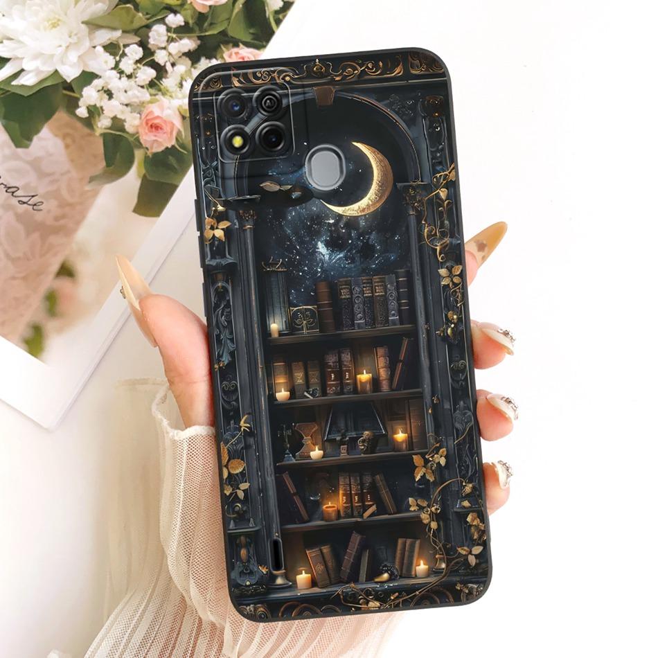 For ITEL A57 W6004 A611W Fashion Dusk Beach Painting Phone Case For ItelA57 A57 Pro Soft Silicone Covers Bumpers