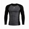 Men Long Sleeve Compression Shirt Athletic Base Layer Top Crew Neck Wicking Stretch Sports Tee