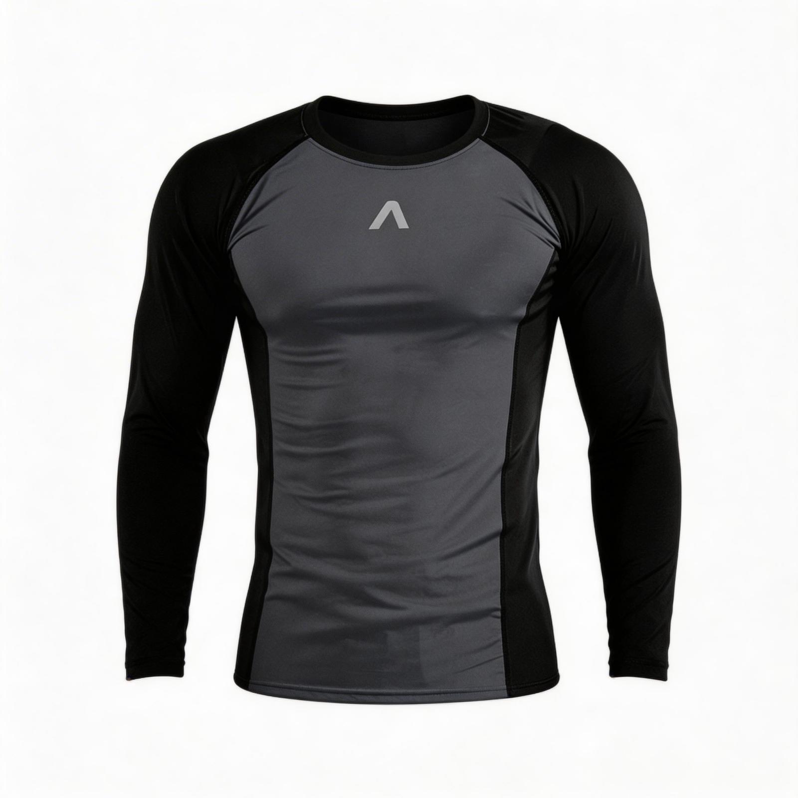 

Men s Tight Training Compression Shirt, Running Quick-drying Clothing, Sports Top, Fitness Clothes L чёрный