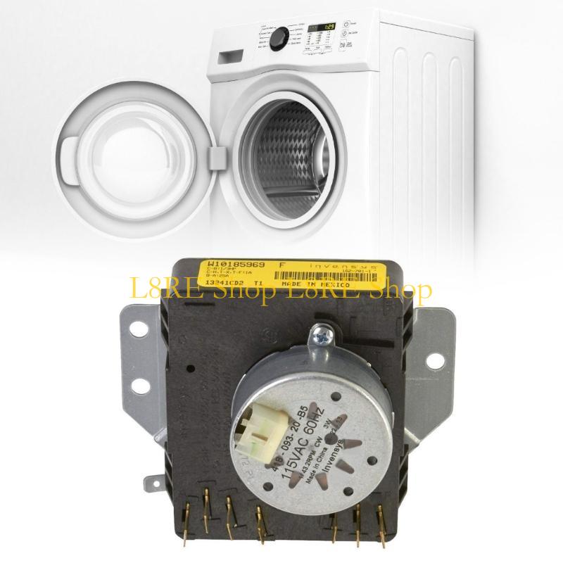 L8RE W10185969 Dryer Timer Mounting 115V 60Hz Replacement for WPW10185969 1481698