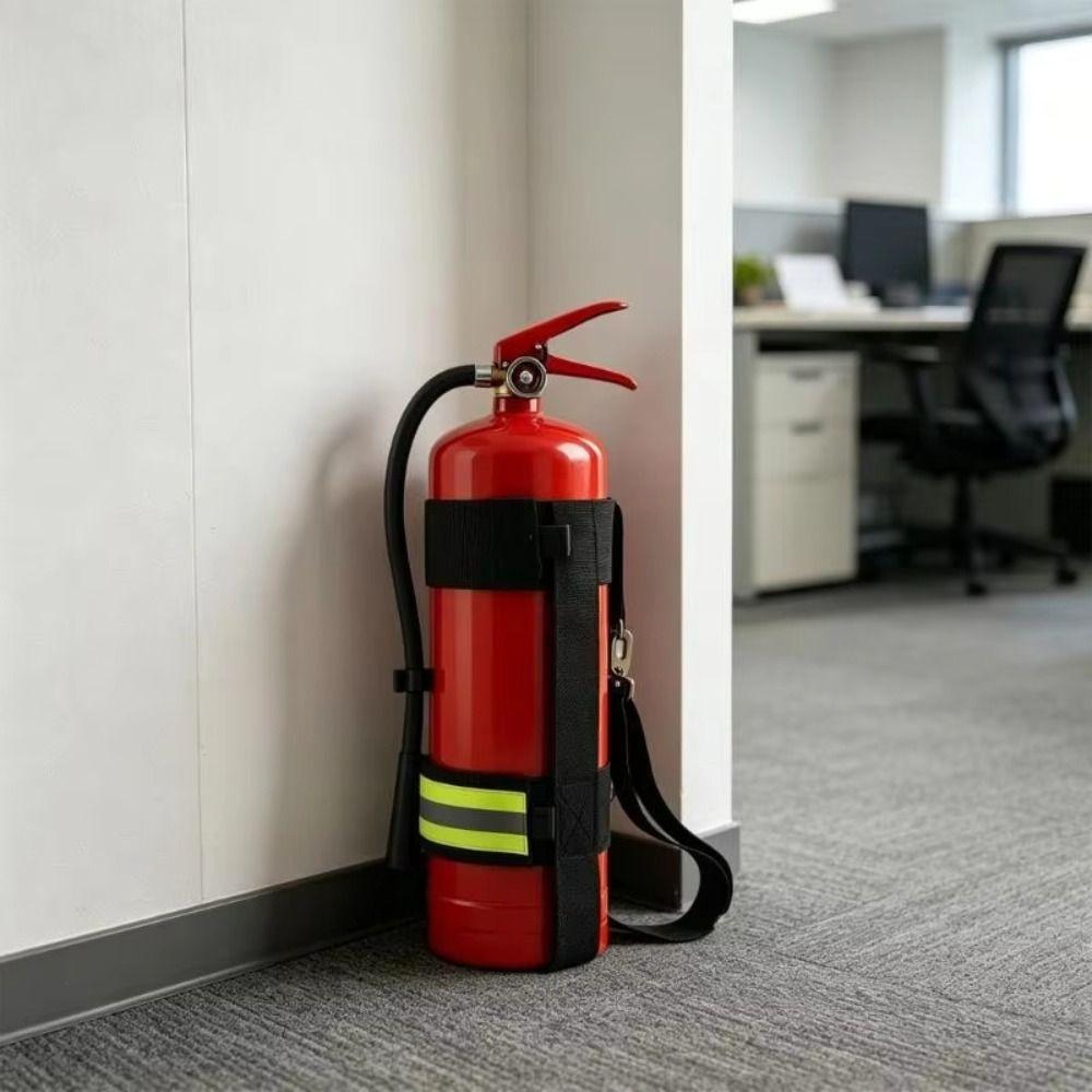 Heavy Duty Extinguishers Carriers Strap Flame Retardant Webbing Strap Nighttime Visibility
