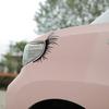 2Pcs Car Eyelashes Stickers Funny Car Headlight Sticker Waterproof Fake Eyelash Decals Tailgate Fridge Wall Window Vehicle Decoration Gifts for Men