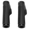 1 Pair Anti Slip Bike Handle Grip Rubber Bicycle Handlebar Grips Cover for Road Mountain BikesBlack