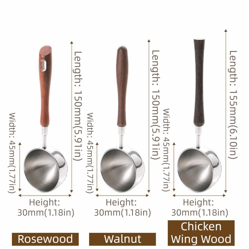 Long Handle Coffee Bean Measuring Cups 30ML Coffee Sugar Scoop  Baking Accessories