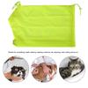 Cat Grooming Bathing Mesh Bag Pet Shower Washing Nails Cutting Ear Cleaning Tool (Yellow)