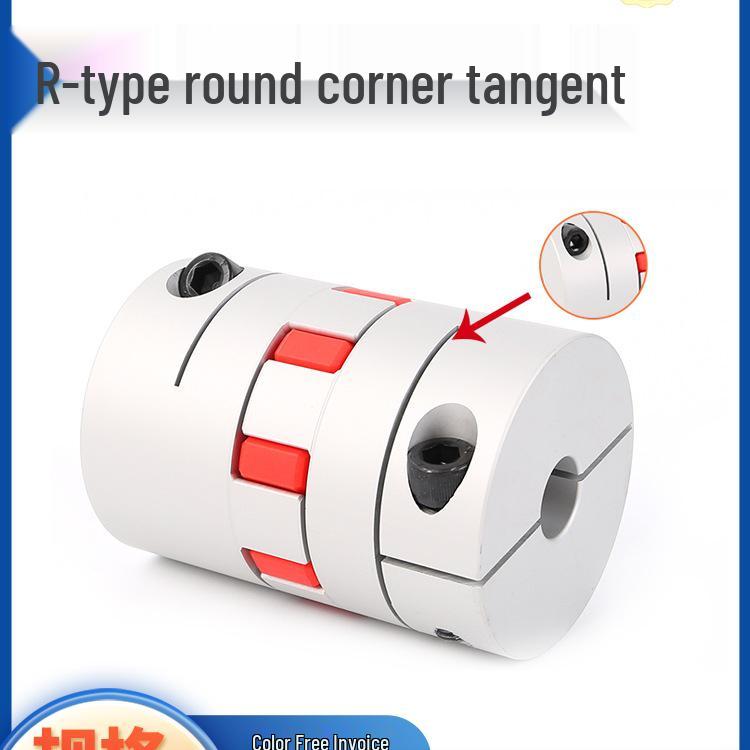 High Torque Plum Blossom Elastic Coupling for Servo Motors, Jaw Type Connector, Lead Screw, 30/40/55/65 mm