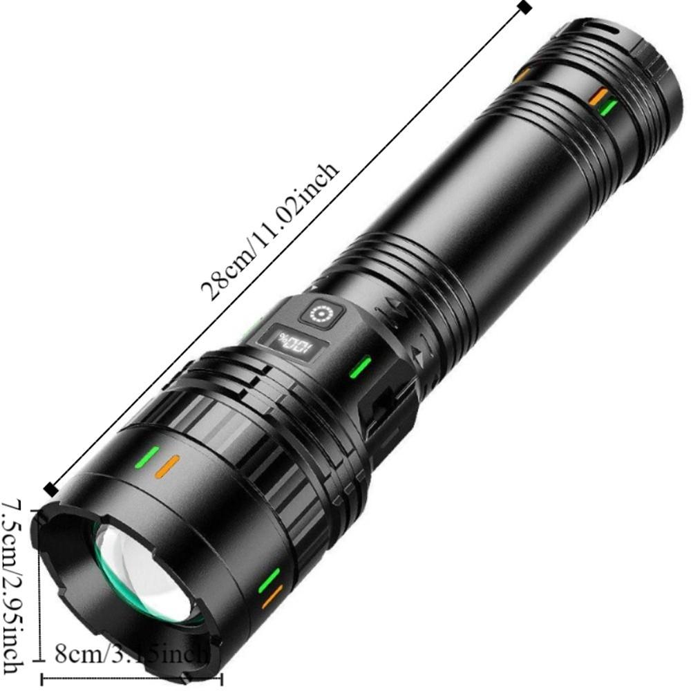 Rechargeable Strong Light Flashlight Super Bright Portable Flashlight LED Flashlight  Household