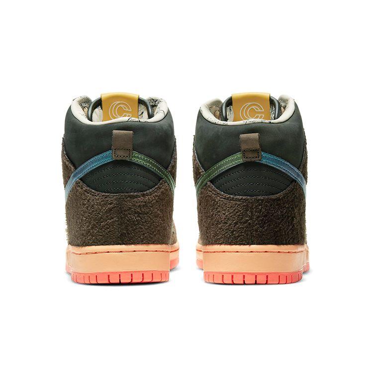 Conceitos x Nike Dunk High Pro SB TurDUNKen Tênis Unissex Castanho Rattan Paraquedas-Bege DC6887-200