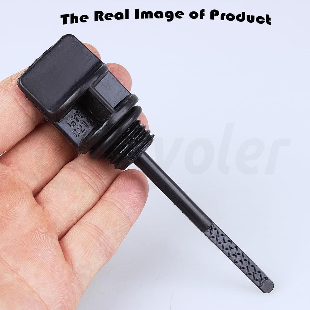 18mm Motorcycle Oil Dipstick Aftermarket Replacement Parts Fit for GY6 125 Engine.