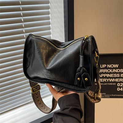 Tasche mit breitem Schulterriemen Damen Neue Mode Kleine quadratische Tasche Schultertasche