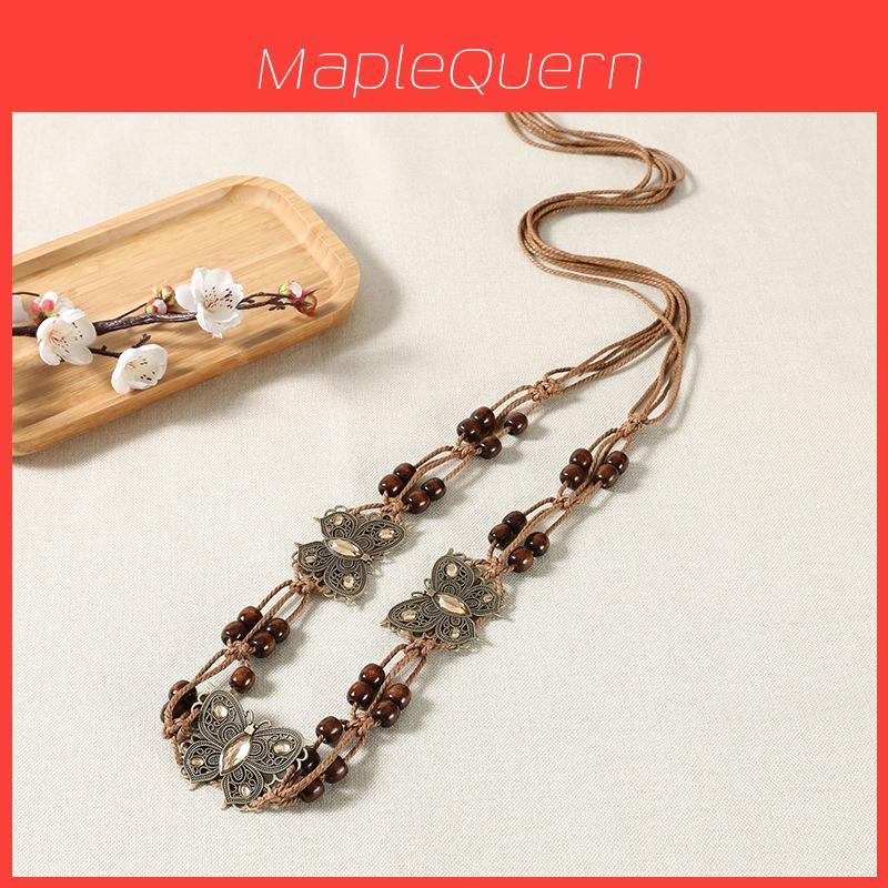 Catena Vita Bohemienne da Donna con Tessuto Intrecciato per Accessori Moda Casual Estivi