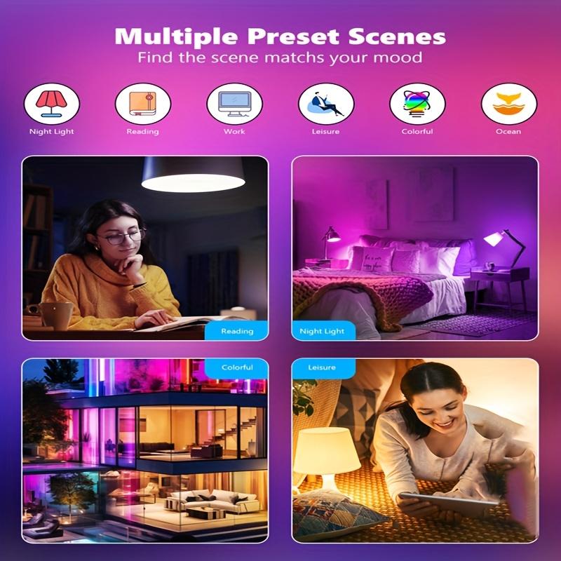 Ewelink E27 Smart WiFi RGB LED Lampe APP Fernbedienung Dimmbare Lampe Sprachsteuerung Funktioniert mit Alexa Google Alice Smart Home