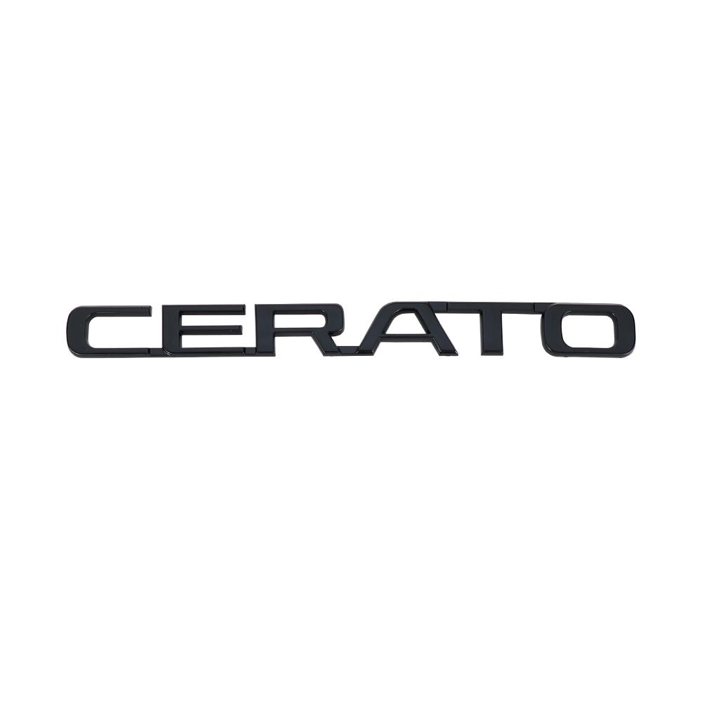 3D ABS SORENTO CERATO Letter Badge Car Tail Emblem Trunk Decoration Sticker for Kia Sportage Rio Soul Optima Ceed Forte Picanto