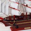 Smooth Sailing Solid Wood Large Sailboat Model: Living Room Decoration, Wedding & Housewarming Gift.