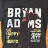 Camiseta de manga corta negra Bryan Adams So Happy it Hurts Tour KV41046 Unisex