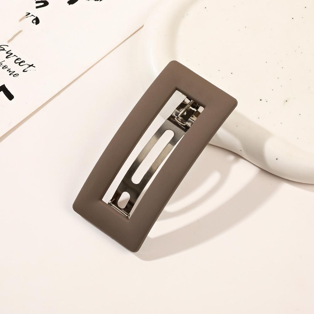 

Корейская матовая пружинная заколка для волос, элегантные заколки для волос, держатели для хвостиков, заколки для женщин, шпильки для волос, модные аксессуары для волос