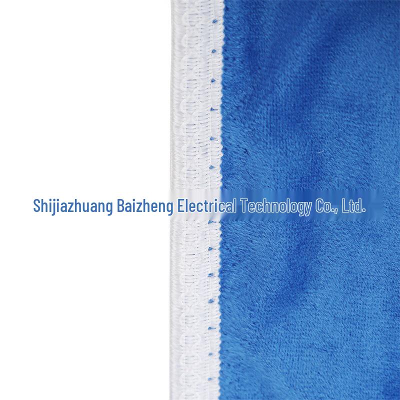 Электрическое одеяло Baizheng Blue 110В, Сертифицированное, Односпальное и Двуспальное 145cm*65cm - Not for use in China синий