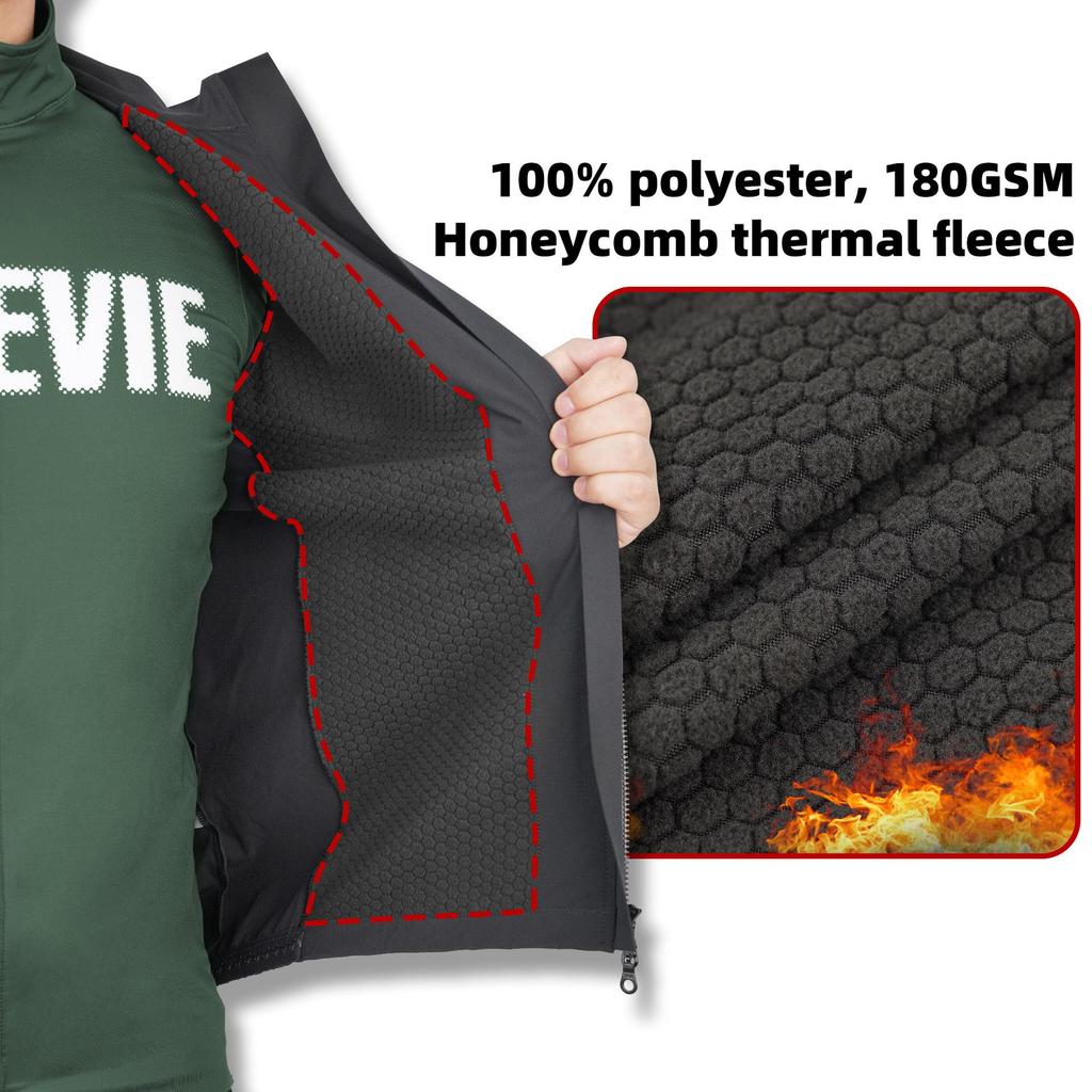 Yongwei Darevie Windproof Cycling Vest for Autumn/Winter - Warm, Double Slider YKK Zipper, Ideal for Mountain/Road Biking
