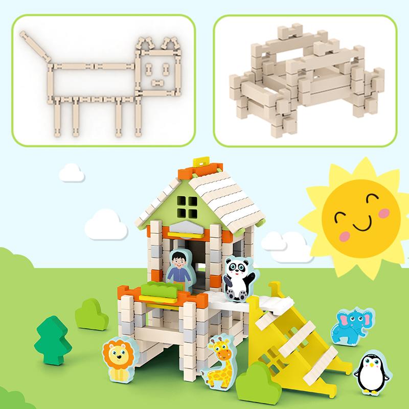 Big Particle Roof Blocks Compatible City House Slide Building Blocks Castle Brick Toys For Children Christmas Gift for Boy Girl