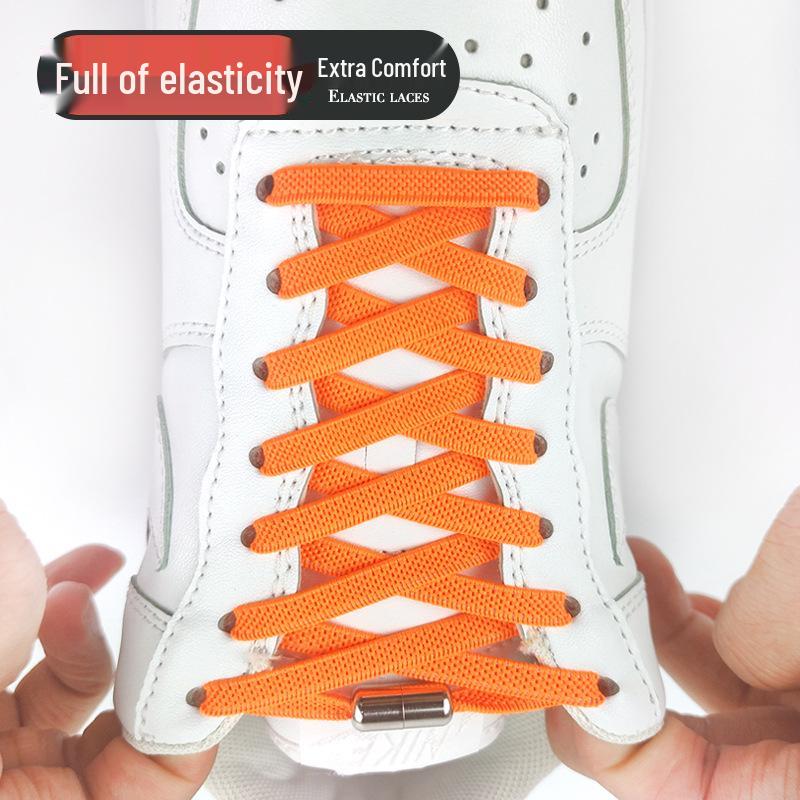 Elastic No-Tie Shoelaces for Kids with Easy Buckle