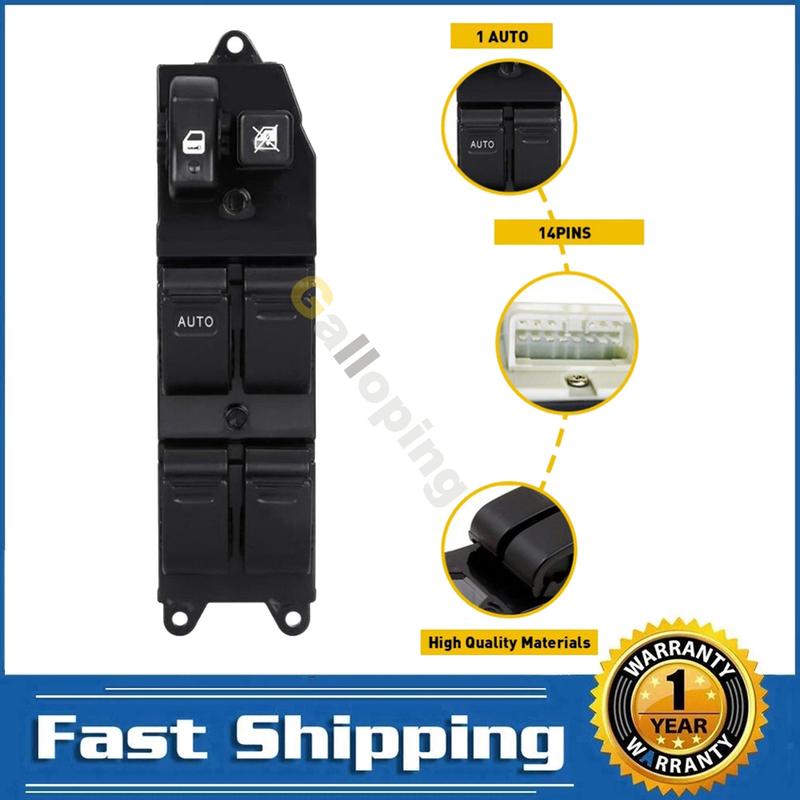 

For 2001 - 2004 Toyota Tacoma Master Electric Power Window Switch Lifter Control Button Car Accessories 84820-04020 84820-AA011