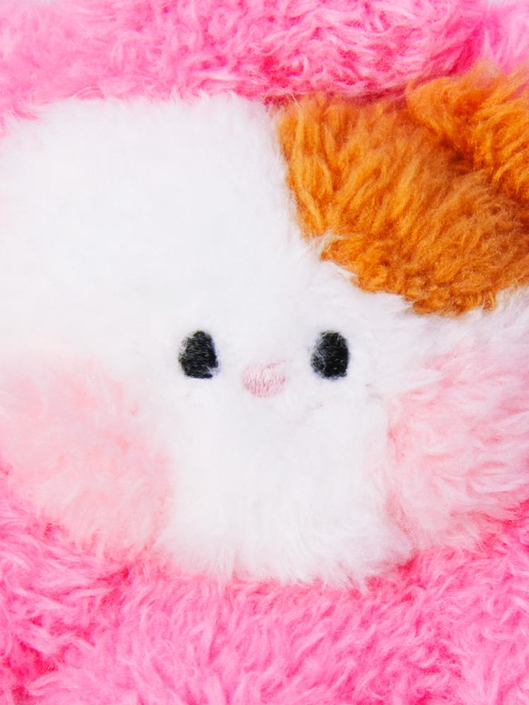 LINE FRIENDS Minini Hamni Flower Plush Doll Keychain