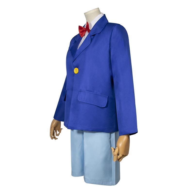 Edogawa Conan Blaues Uniform-Set - Unisex Anime Cosplay für Kinder