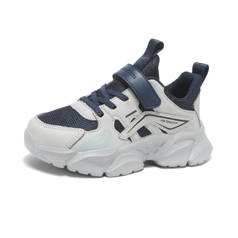 Boys' sports shoes 2025 spring and autumn new mesh breathable medium and large children's boys soft-soled non-slip running shoes children