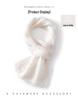 Women's 100% Pure Cashmere Scarf - Hollow Knit Solid Color, Warm & Versatile Neck Warmer