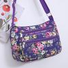 Umhängetasche für Damen aus Canvas, Schultertasche aus Oxford-Stoff für mittlere und ältere Menschen, vielseitige und modische bedruckte Damentasche