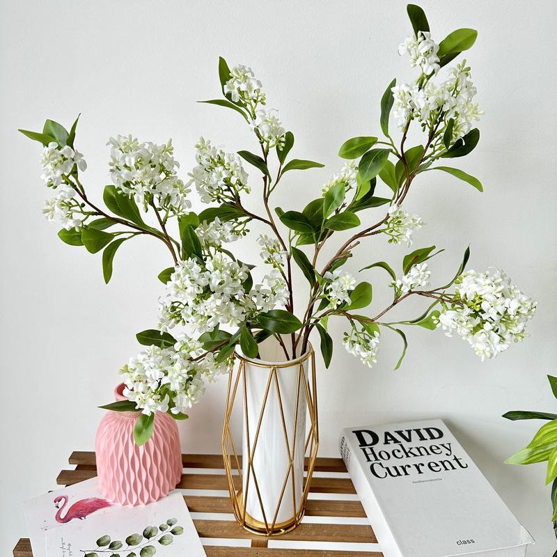 1PC Silk Artificial lilac Flowers Wedding Bridal Bouquets Home Room Outdoor Garden Diy Gift Festival Party Table Scrapbook Decor