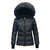 Winter Coat Women's Warm Jacket  Women's Long Sleeve Winter Coat With Pocket