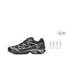 SALOMON Xt-6 Gtx Minimalista Cómodo Absorción de Impactos Antideslizante Caña Baja Zapatos Funcionales para Exterior Unisex Zapatos Negro Plata Gris 474506