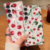 Cartoon Cherry Fruit Pattern Phone Case For Samsung Galaxy S26 S25 S24 S23 Ultra S22 Plus S24 S25 FE Clear Shockproof Soft Cover