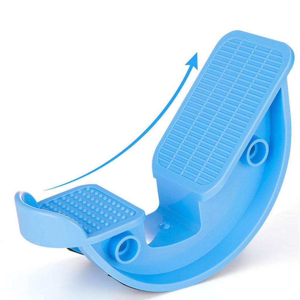 Calf Stretcher Foot Rocker Ankle Stretch Balance Training Foot Rocker Home Fitness Stretcher for Achilles Tendinitis Blue