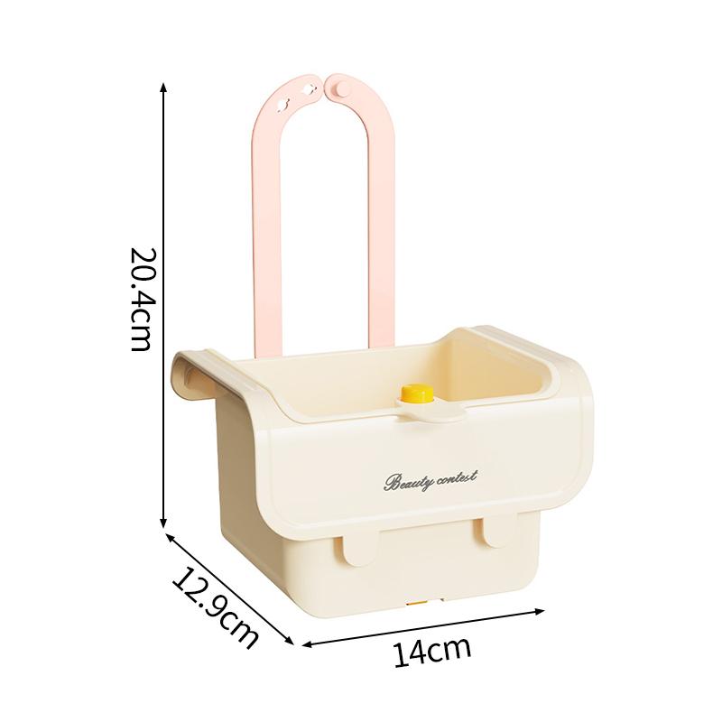 Sink Draining Hanging Basket Kitchen Sponge Rag Storage Rack Kitchen Sink Residue Filtration Anti-clogging Draining Basket