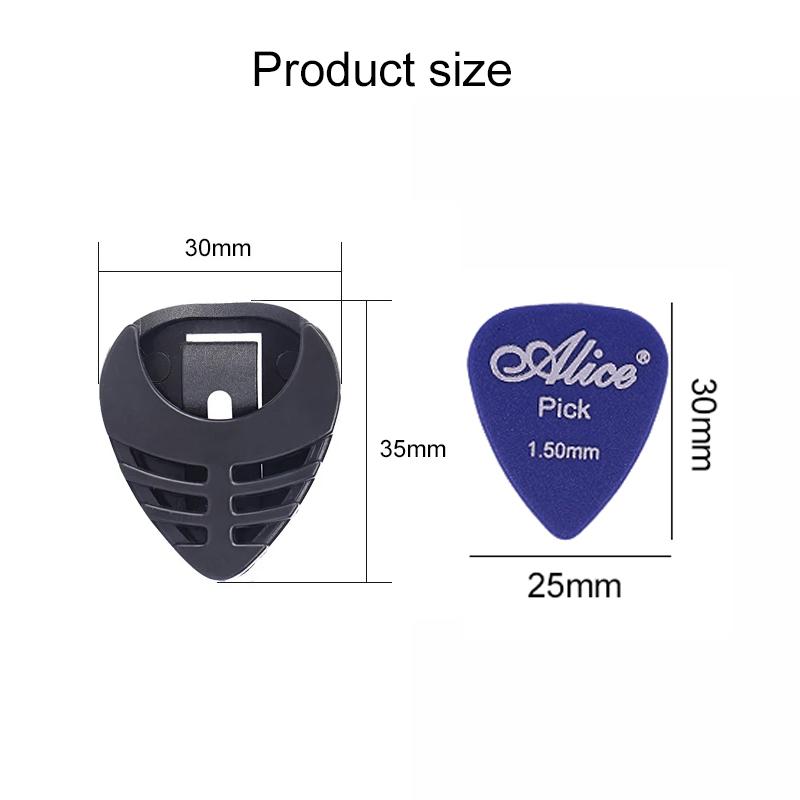 Guitar Pick Box Heart-shaped with Guitar Picks Storage Device Gift for Musicians and Guitar Players Guitar Accessories TMZ