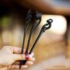 Female Ethnic Style Hairpin Stable Grip Smooth Edge Hair Stick Headdres for Chinese Hanfu Cosplay Costume