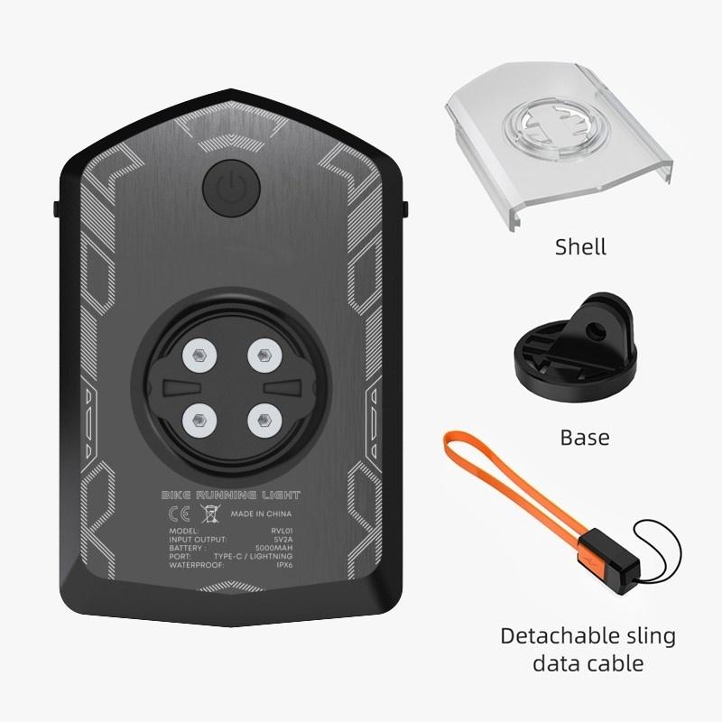 

RVL01 Велосипедный фонарь дневного света, легкий водонепроницаемый, безопасный, боковой обзор, налобный фонарь, велосипедное оборудование RVL01