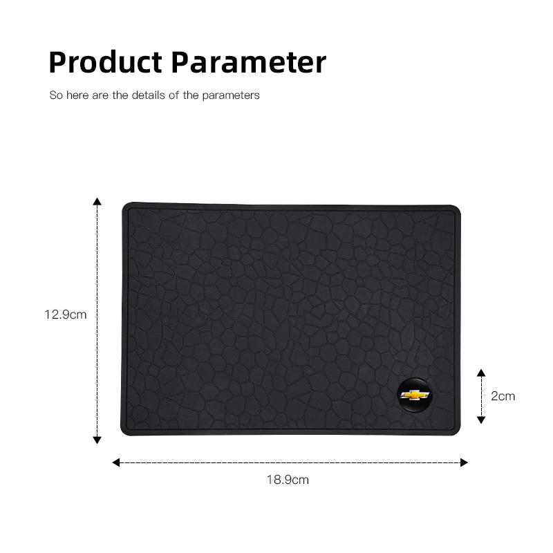 AABHM1 Instrument Panel Storage Silicone Anti Slip Pad Rubber Pad For Chevrolet Corvette Montana TrailBlazer Silverado Traverse Camaro