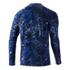Mens Quick-Dry UV Protection Fishing T-Shirt Long Sleeve Crew Neck Summer Outdoor Sports Cycling Apparel