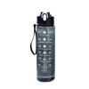 High-Value Rainbow 750ml Outdoor Sports Water Bottle with Scale and Straw Handle Leakproof Portable Fitness Cup