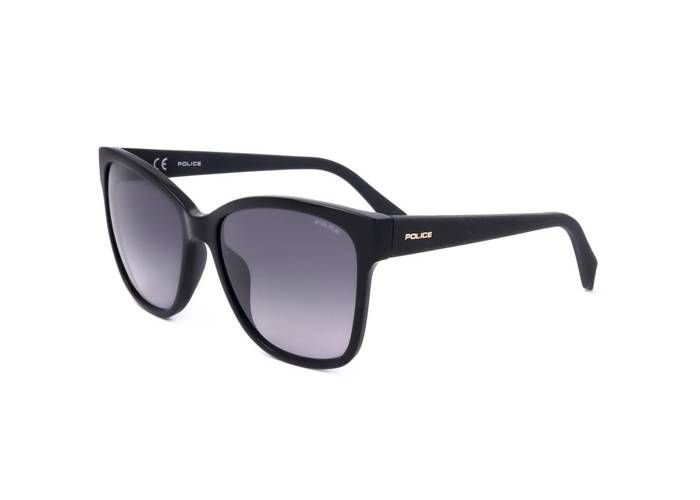 Lunettes de Soleil Police SPLG44 56/16/140 0700 SHINY BLACK ACETATE WOMAN POL SUN SPLG44 0700 56 16 140