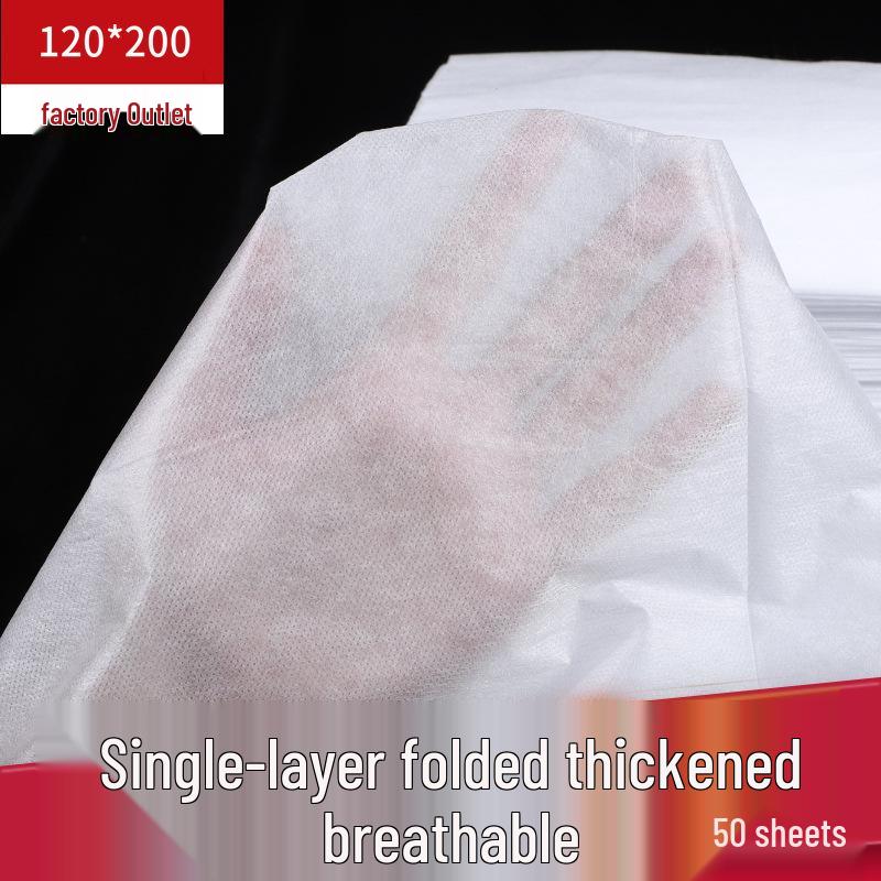 

Одноразовая непромокаемая маслостойкая дышащая утолщенная простыня для массажного стола в салоне красоты 120x200. 120CM*200CM