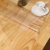 Transparent PVC Waterproof Table Mat: Oilproof, Heat-Resistant, Soft Glass, Wash-Free for Dining and Coffee Tables