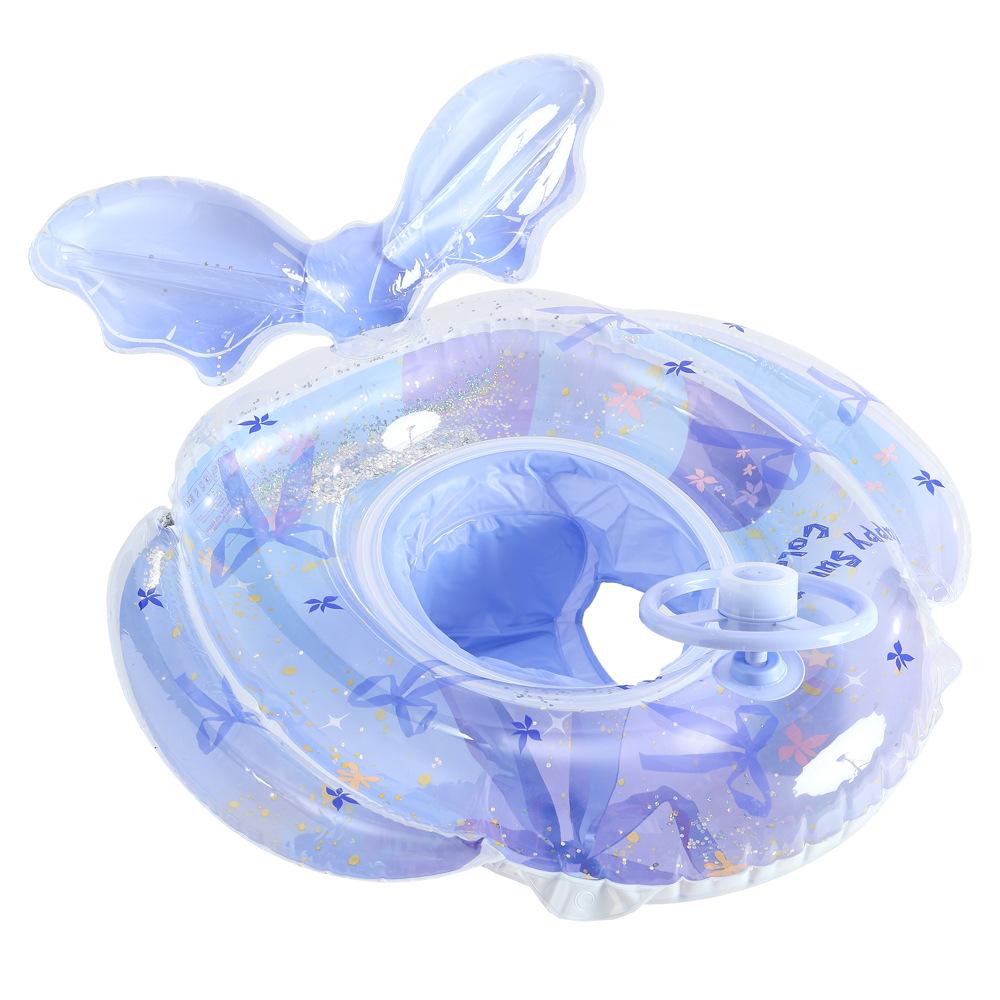 Xiao Lv Inflatable Baby Swim Ring with Removable Sunshade Canopy