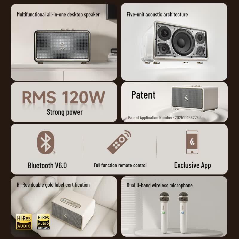 EDIFIER K300 Multi-function Karaoke Bluetooth Speaker (CN version)