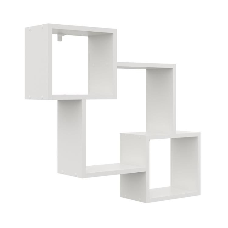 Wall Hanging Shelf, Bookcase - No. 5 Black