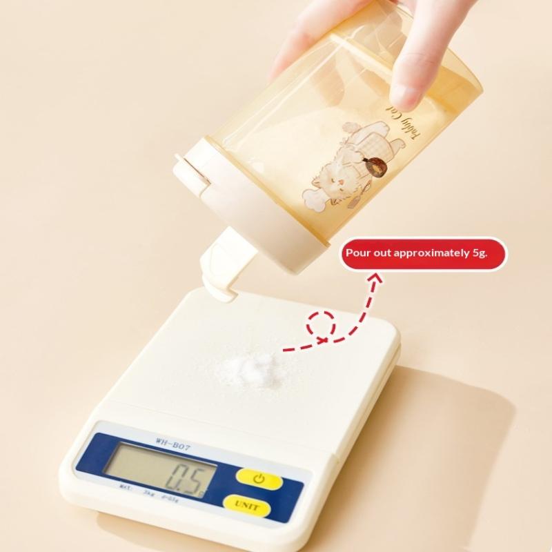 Dual Lid Spice Container Sealed Moisture-Proof Powder Storage Bottle With Lid Plastic Salt Organizer For Kitchen onesize