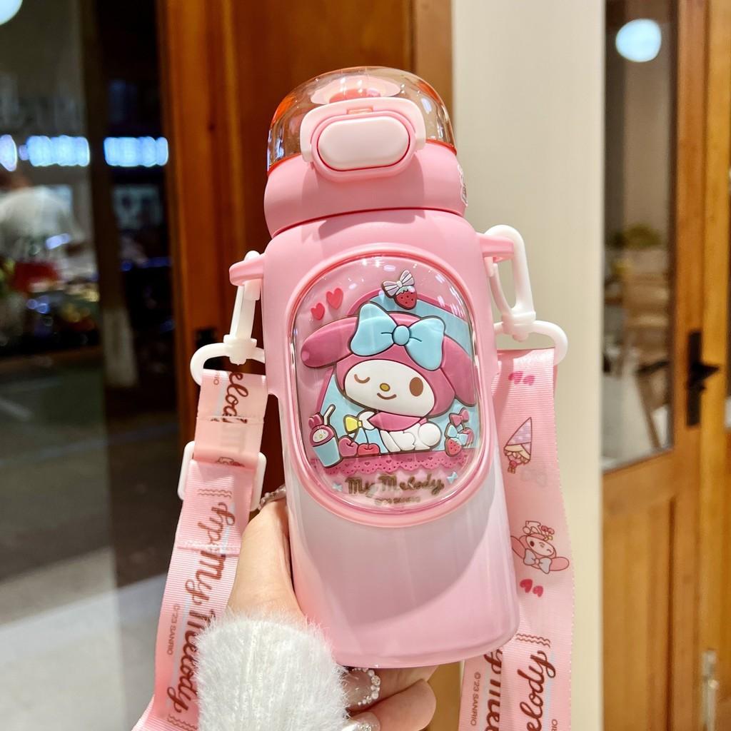 Melody Childrens Insulated Water Bottle With Straw Lock For School And Travel